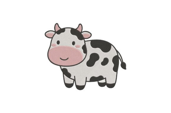Kawaii Cow Embroidery Design Review for Etsy Sellers