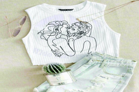 Kiss Embroidery Design Review for Valentine's Day