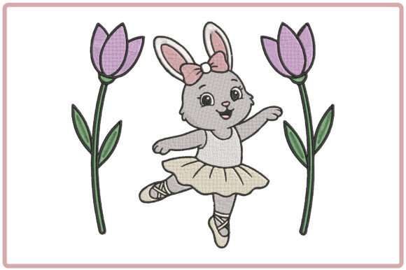 Review: Ballerina Bunny Embroidery Design